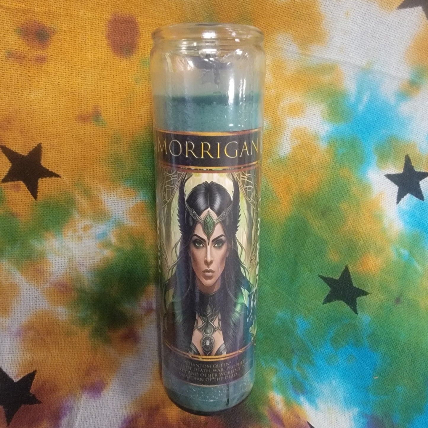 Celtic Goddess Morrigan Lightbringer Altar Candle