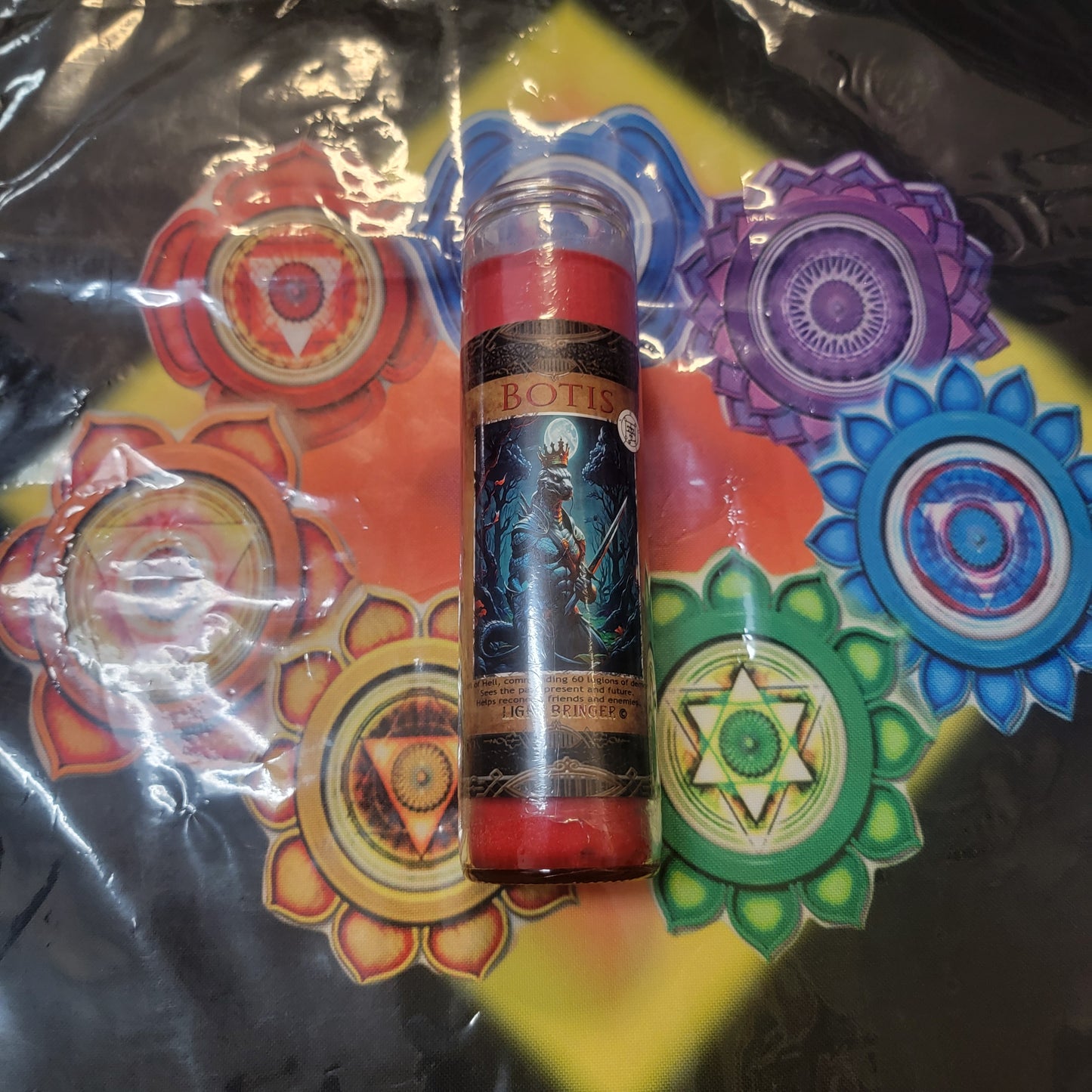 Fallen Angel Botis Lightbringer Altar Candle
