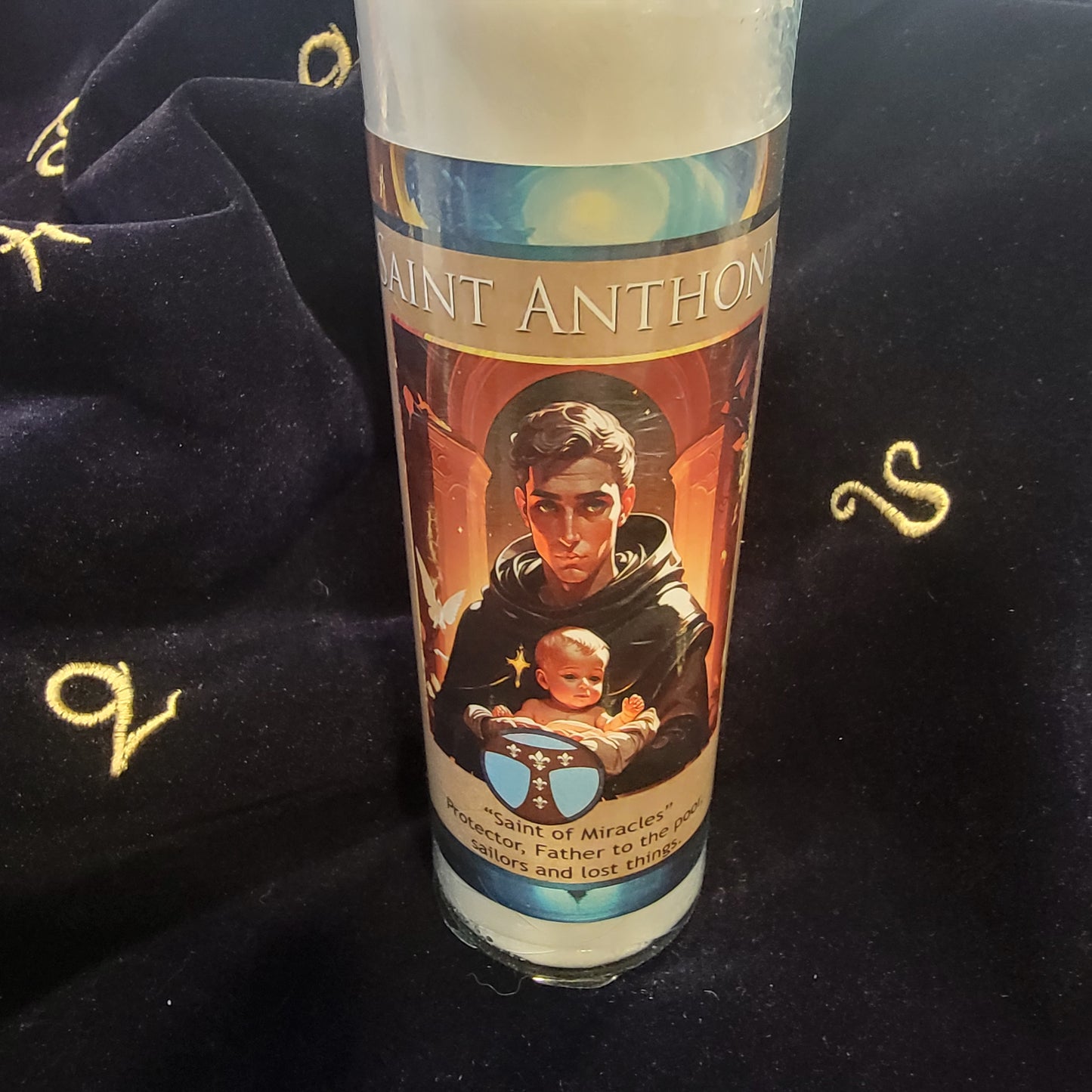 Christian Lightbringer Saint Anthony Altar Candle