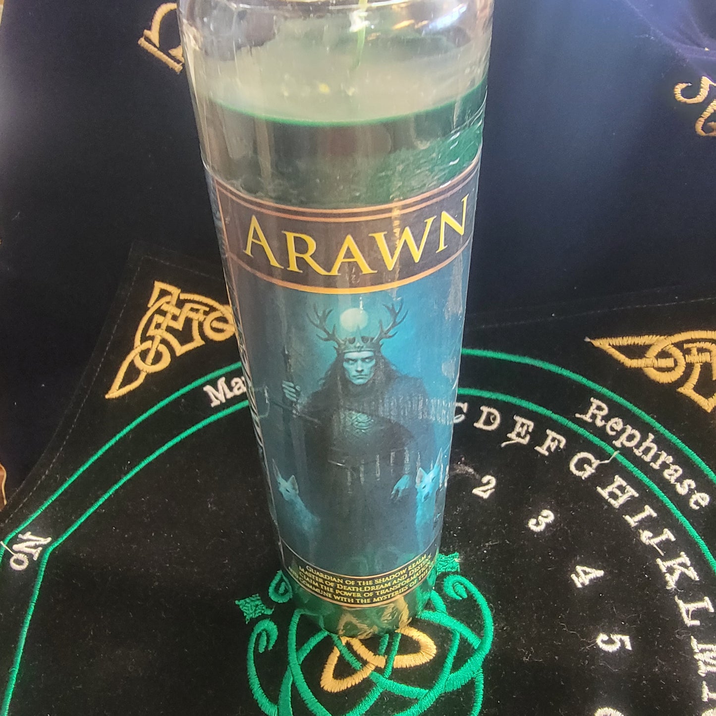 Lightbringer Celtic Arawn Altar Candle