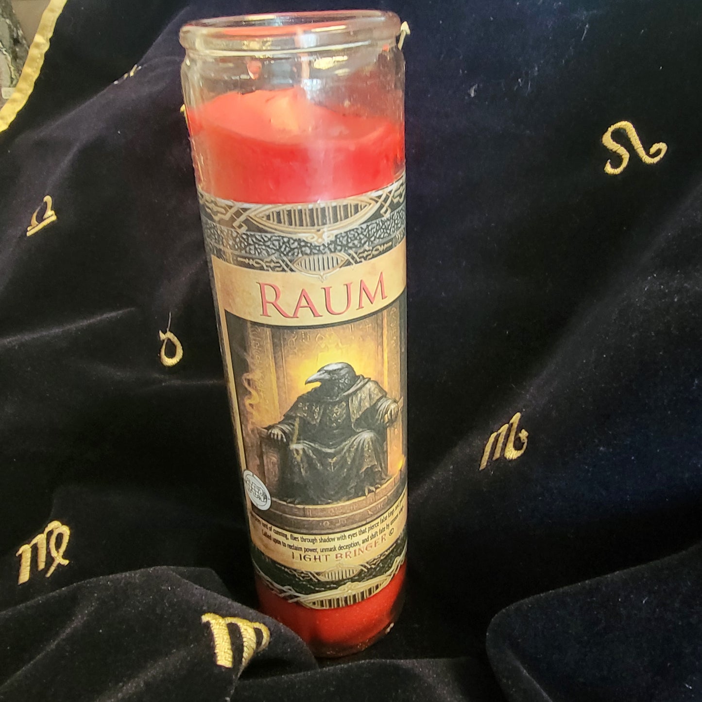 Fallen Angel Raum Lightbringer Altar Candle