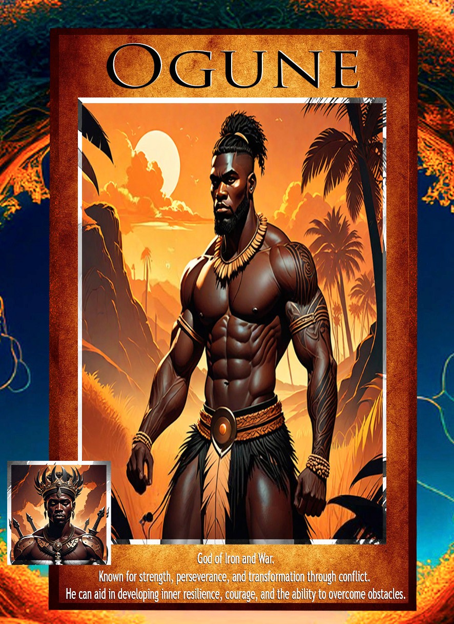 Lightbringer Orisha Ogune Ritual Candle