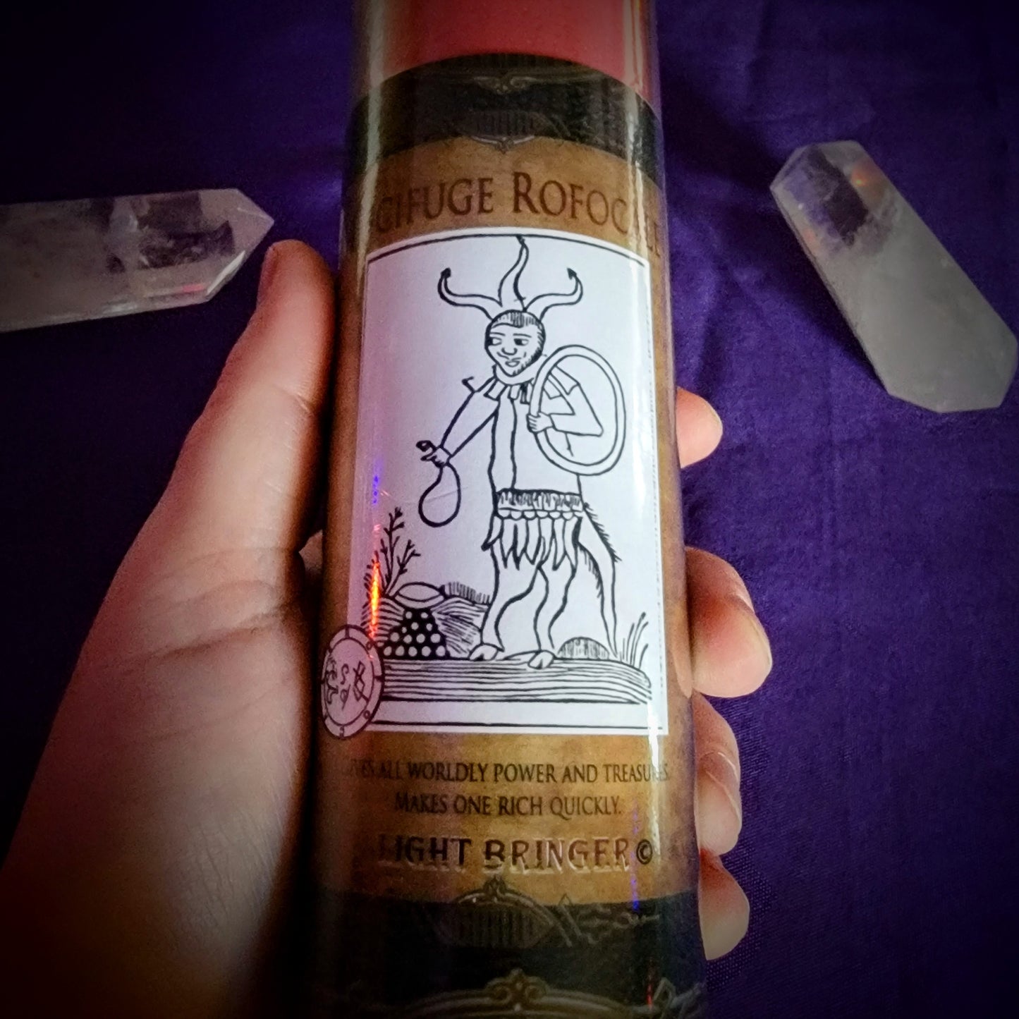 Fallen Angel Lucifuge Alter Candle