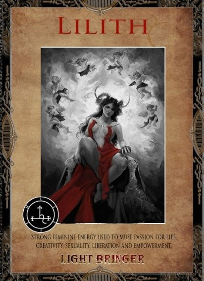 Fallen Angel Goddess Lilith Alter Candle