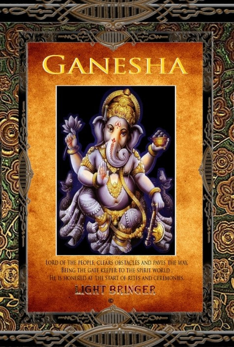 Hindu Ganesha Alter Candle