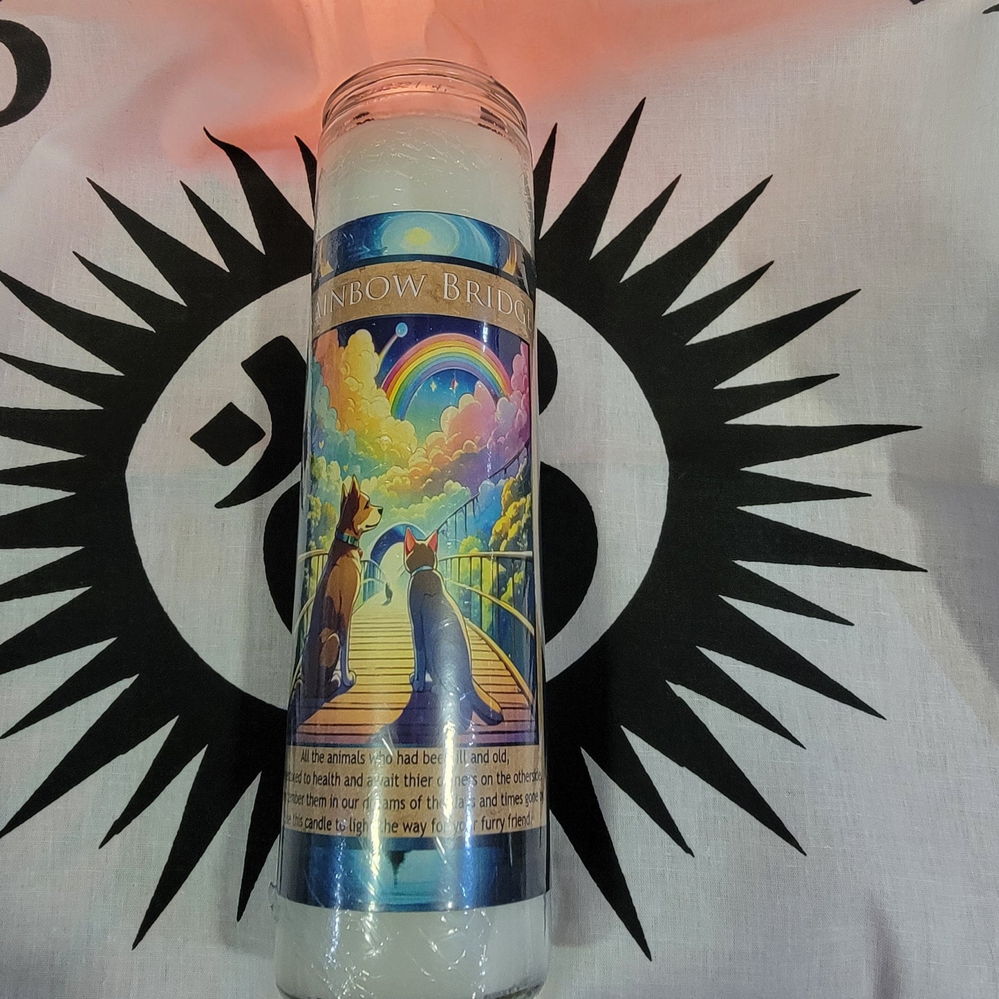 Custom Condolences Lightbringer Candle