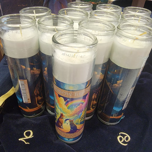 Wholesale 12 pack Rainbow Bridge Alter Prayer Candles