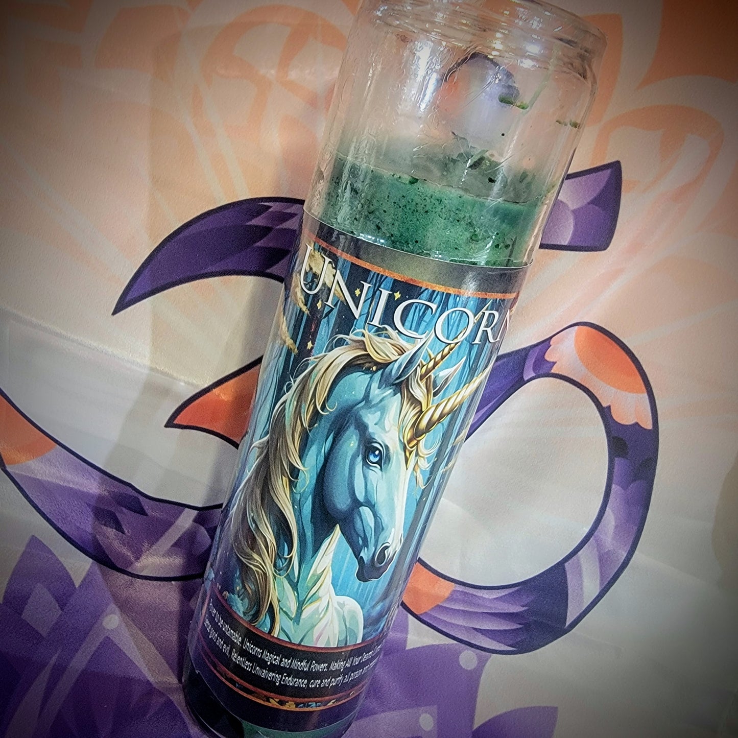 Mythical Creatures Unicorn Lightbringer Altar Candle