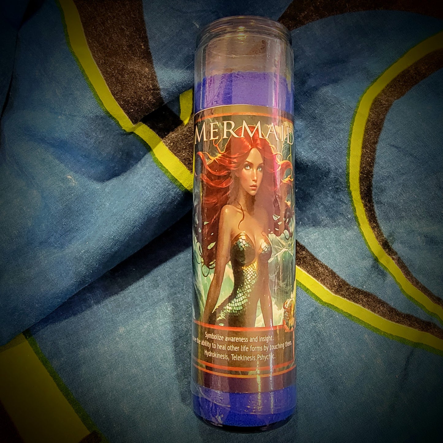 Mythical Creatures Mermaid Lightbringer Altar Candle