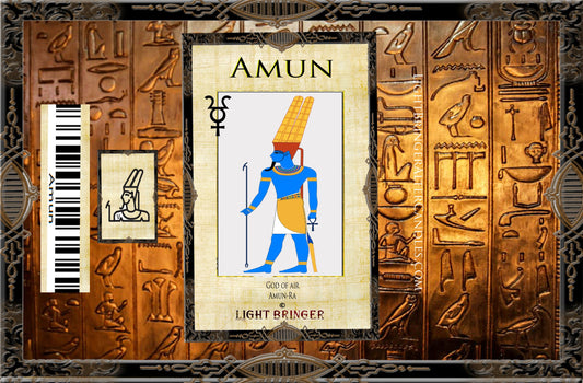 Egyptian Amun Lightbringer Alter Candle