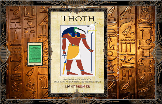 Egyptian Thoth Lightbringer Alter Candle