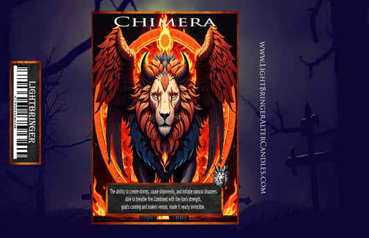 Mythical Chimera Lightbringer Alter Candle