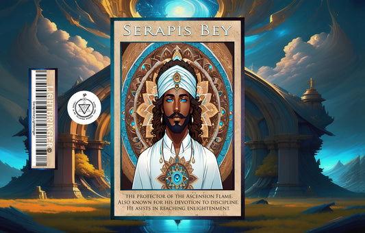 Christian Serapis Bey Lightbringer Alter Candle (ascended master)