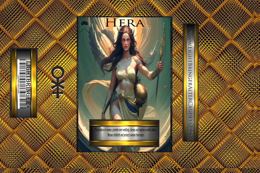 Greek Goddess Hera Lightbringer Alter Candles