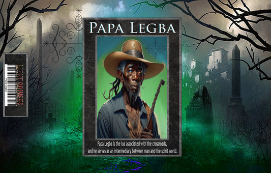 Voodoo Papa Legba Lightbringer Alter Candle