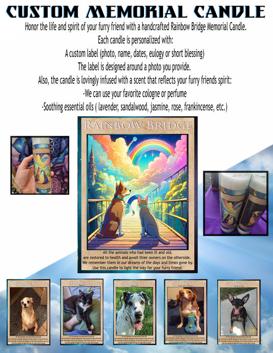 Custom Condolences Lightbringer Candle