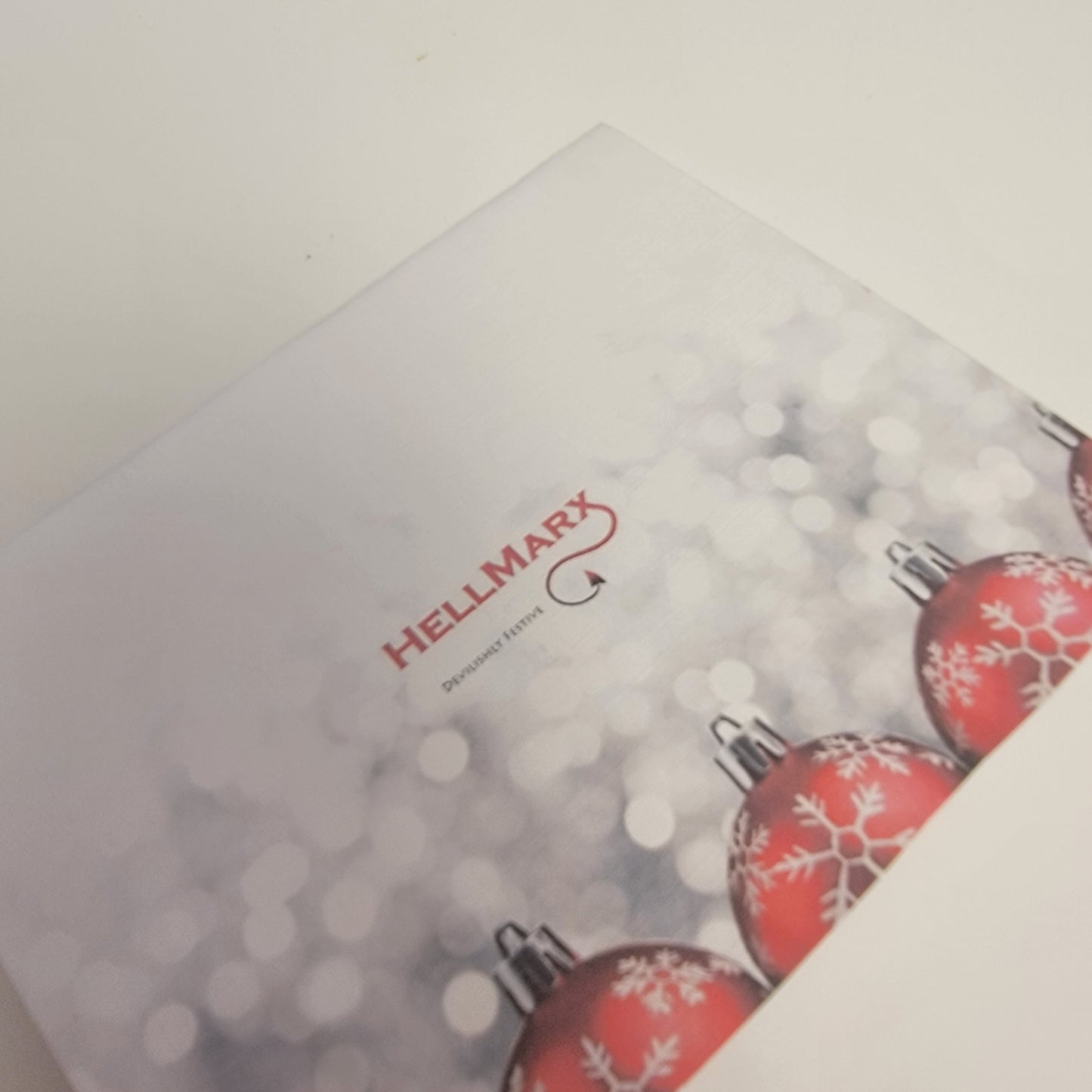 Hellmarx Chritmas Greeting Card "nice balls"