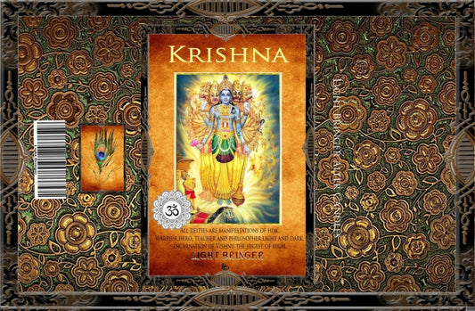 Hindu Krishna Alter Candle