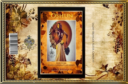 Orisha Oshun Alter Candle