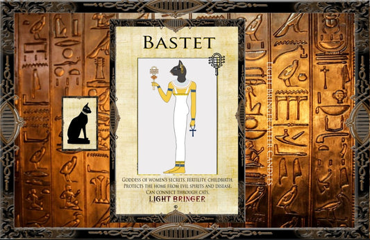 Egyptian Bastet Alter Candle