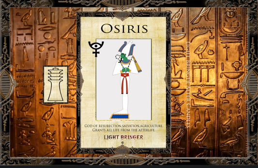 Egyptian Osiris Alter Candle
