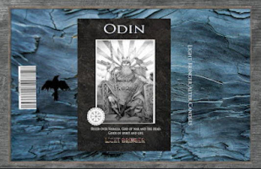 Norse God Odin Alter Candle