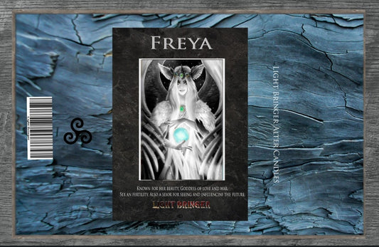 Norse Goddess Freya Alter Candle