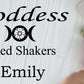 Goddess Emily Seed Shakers