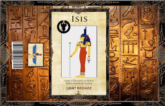 Egyptian Isis Alter Candle